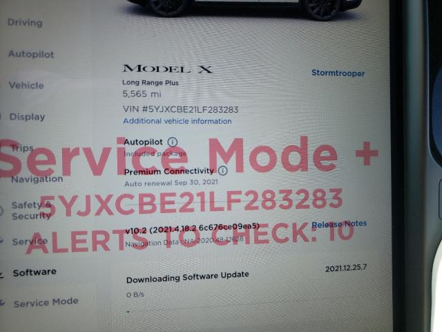 Photo 7 VIN: 5YJXCBE21LF283283 - TESLA MODEL X 