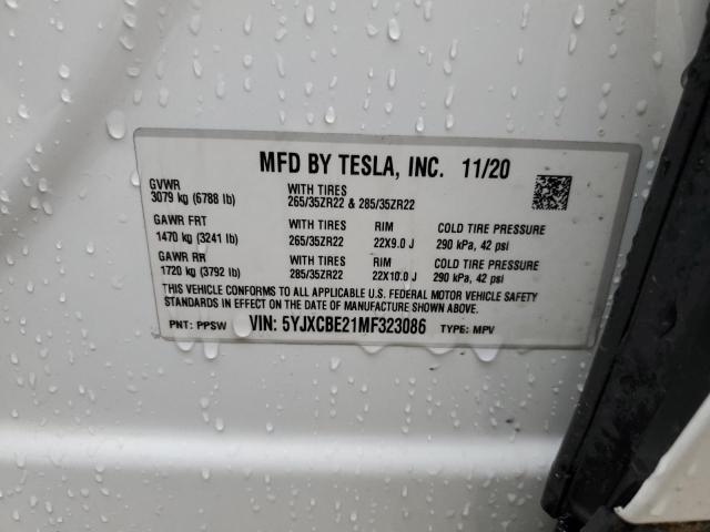 Photo 13 VIN: 5YJXCBE21MF323086 - TESLA MODEL X 