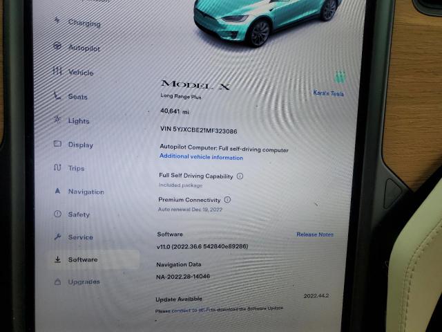 Photo 8 VIN: 5YJXCBE21MF323086 - TESLA MODEL X 