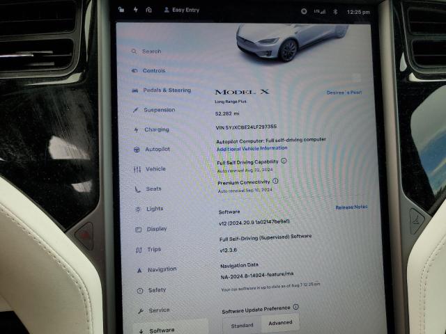 Photo 8 VIN: 5YJXCBE24LF297355 - TESLA MODEL X 