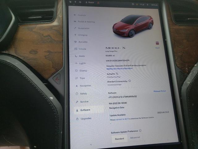 Photo 8 VIN: 5YJXCBE24MF324376 - TESLA MODEL X 