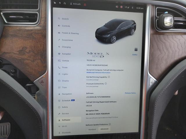 Photo 8 VIN: 5YJXCBE26HF052340 - TESLA MODEL X 