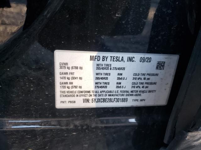 Photo 9 VIN: 5YJXCBE28LF301889 - TESLA MODEL X 