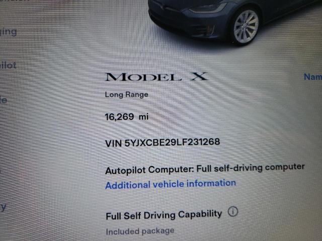 Photo 7 VIN: 5YJXCBE29LF231268 - TESLA MODEL X 