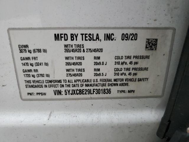 Photo 13 VIN: 5YJXCBE29LF301836 - TESLA MODEL X 