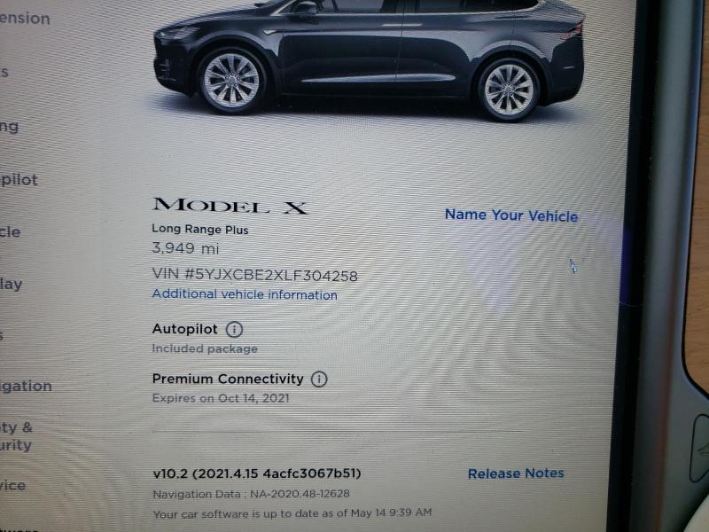 Photo 7 VIN: 5YJXCBE2XLF304258 - TESLA MODEL X 