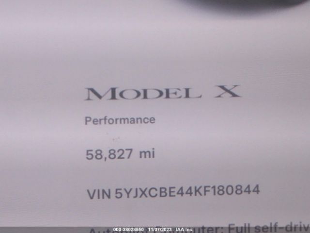 Photo 6 VIN: 5YJXCBE44KF180844 - TESLA MODEL X 