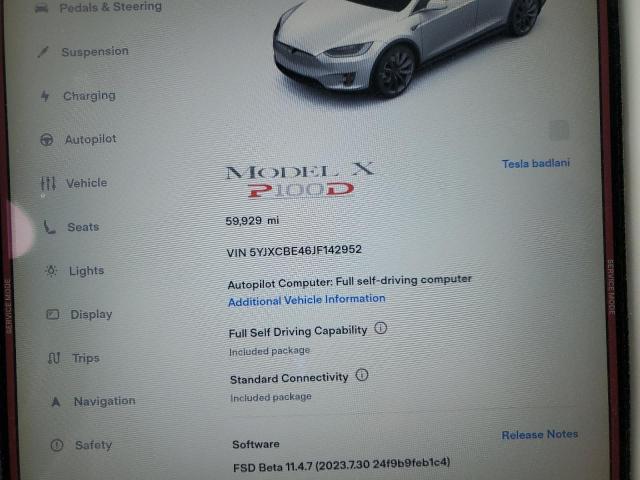 Photo 8 VIN: 5YJXCBE46JF142952 - TESLA MODEL X 