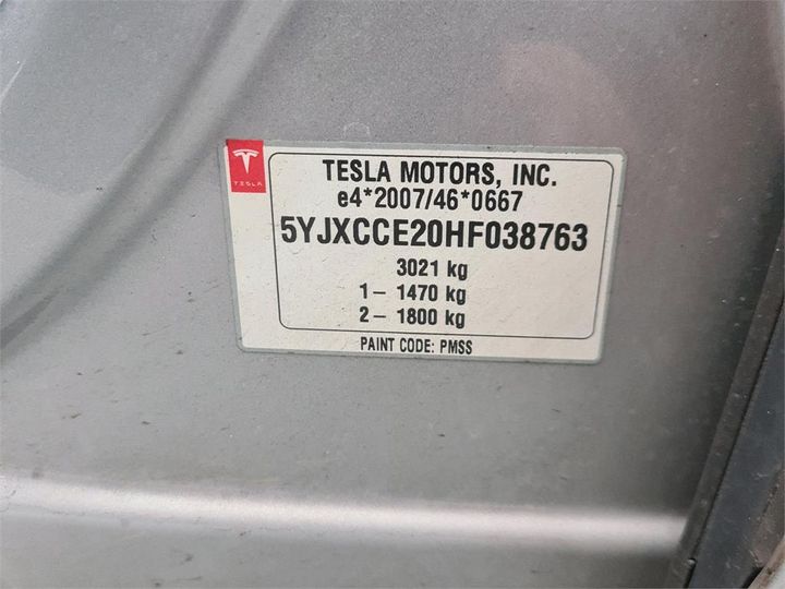 Photo 8 VIN: 5YJXCCE20HF038763 - TESLA X 