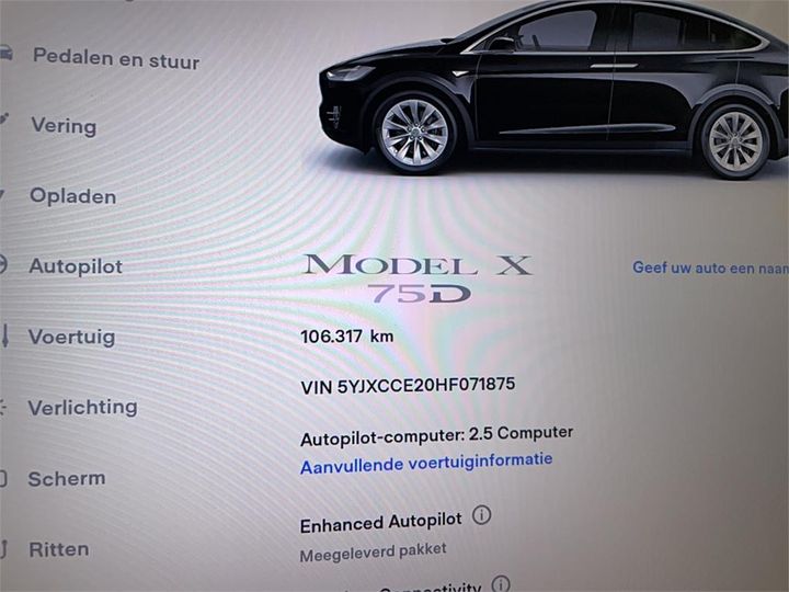 Photo 10 VIN: 5YJXCCE20HF071875 - TESLA X 