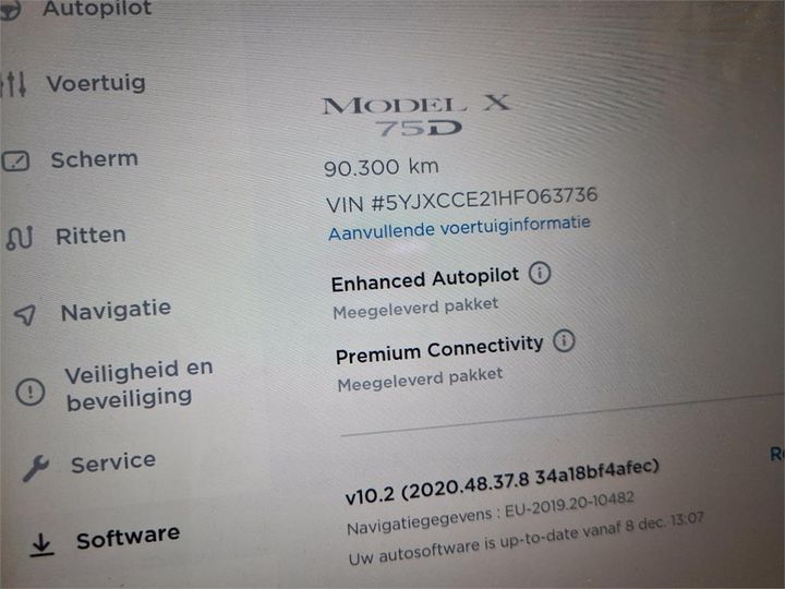 Photo 21 VIN: 5YJXCCE21HF063736 - TESLA X 