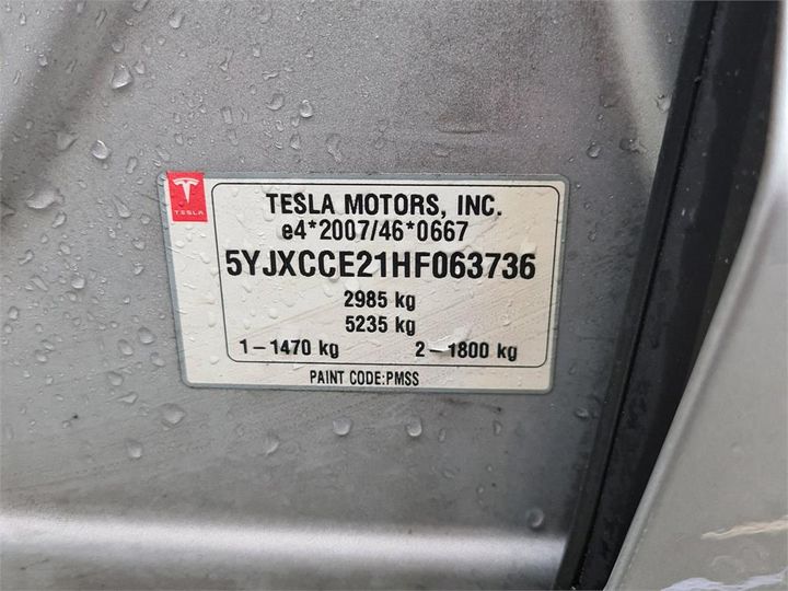 Photo 8 VIN: 5YJXCCE21HF063736 - TESLA X 