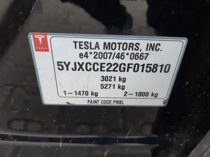 Photo 25 VIN: 5YJXCCE22GF015810 - TESLA MODEL 