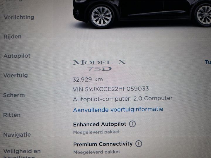 Photo 19 VIN: 5YJXCCE22HF059033 - TESLA X 