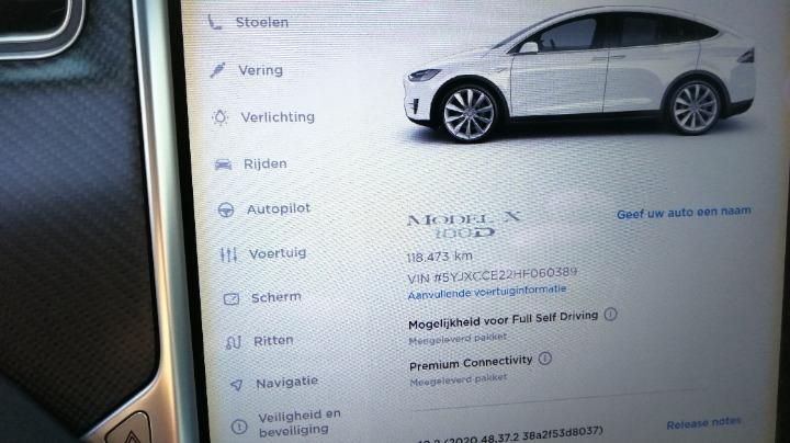 Photo 16 VIN: 5YJXCCE22HF060389 - TESLA MODEL X SUV 