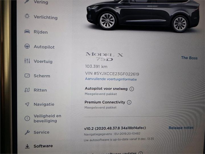 Photo 10 VIN: 5YJXCCE23GF022619 - TESLA X 