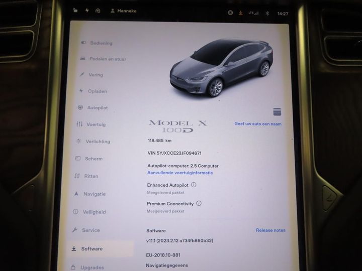 Photo 4 VIN: 5YJXCCE23JF094671 - TESLA MODEL X 