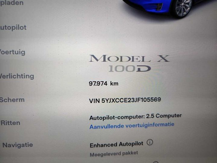 Photo 6 VIN: 5YJXCCE23JF105569 - TESLA MODEL X BEV 