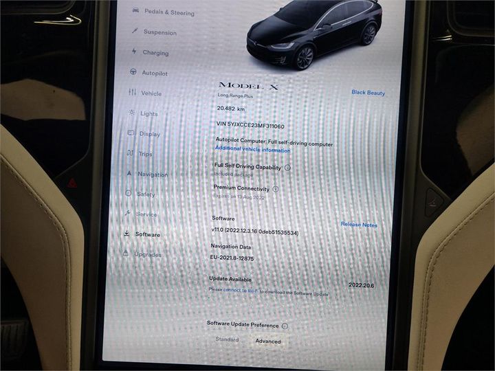 Photo 22 VIN: 5YJXCCE23MF311060 - TESLA X 