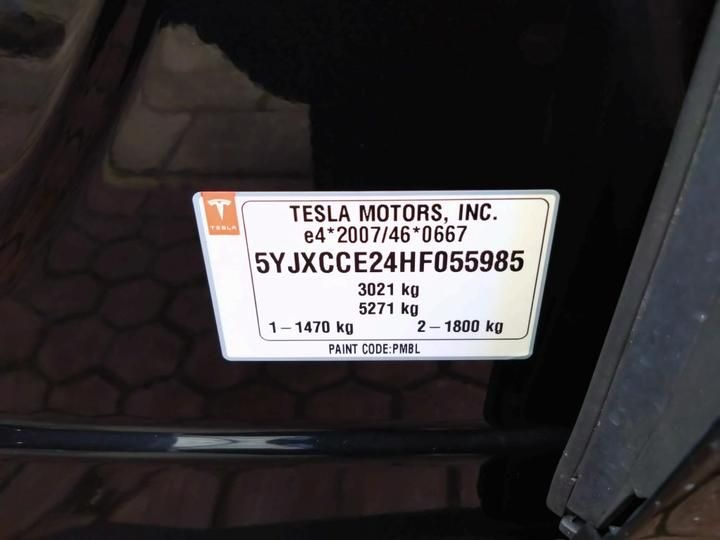 Photo 20 VIN: 5YJXCCE24HF055985 - TESLA MODEL X MPV 