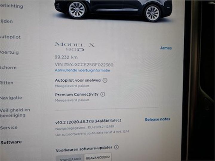 Photo 10 VIN: 5YJXCCE25GF022380 - TESLA MODEL X 