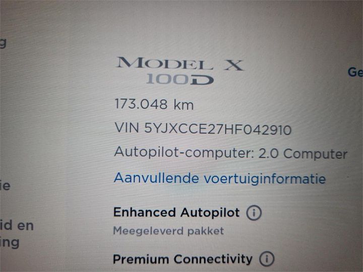 Photo 10 VIN: 5YJXCCE27HF042910 - TESLA X 