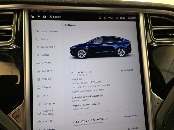 Photo 21 VIN: 5YJXCCE27HF055995 - TESLA X 