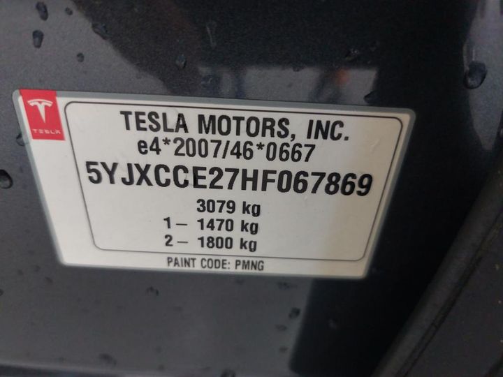 Photo 30 VIN: 5YJXCCE27HF067869 - TESLA MODEL 