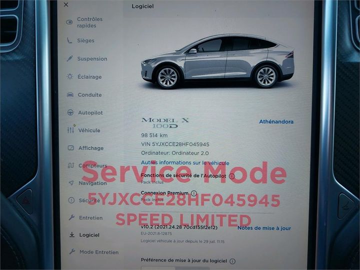 Photo 10 VIN: 5YJXCCE28HF045945 - TESLA MODEL X 