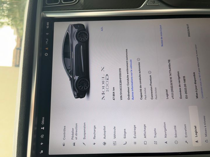 Photo 11 VIN: 5YJXCCE28HF050319 - TESLA X 100 D 