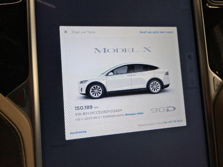 Photo 10 VIN: 5YJXCCE29GF012404 - TESLA X 