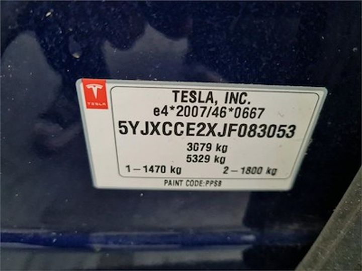 Photo 11 VIN: 5YJXCCE2XJF083053 - TESLA MODEL X 