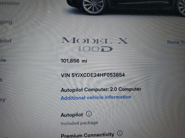 Photo 8 VIN: 5YJXCDE24HF053854 - TESLA MODEL X 