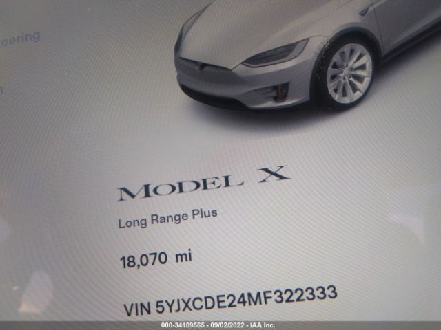 Photo 6 VIN: 5YJXCDE24MF322333 - TESLA MODEL X 