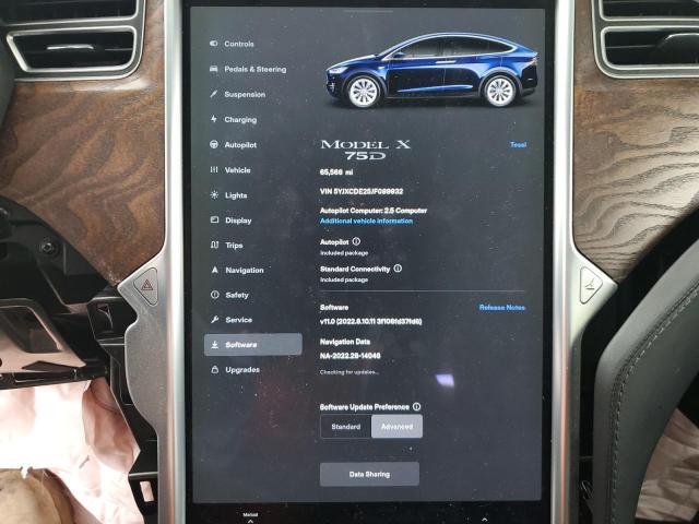 Photo 8 VIN: 5YJXCDE25JF089932 - TESLA MODEL X 