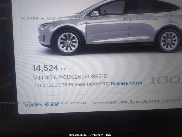 Photo 6 VIN: 5YJXCDE26JF088210 - TESLA MODEL X 