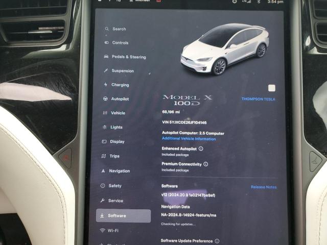 Photo 8 VIN: 5YJXCDE26JF104146 - TESLA MODEL X 