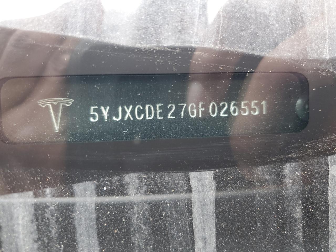 Photo 12 VIN: 5YJXCDE27GF026551 - TESLA MODEL X 