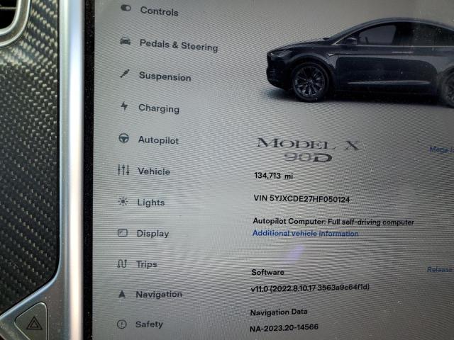 Photo 8 VIN: 5YJXCDE27HF050124 - TESLA MODEL X 