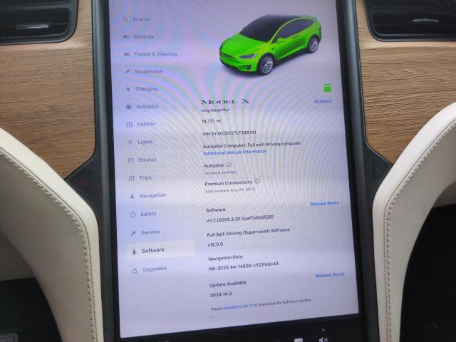 Photo 8 VIN: 5YJXCDE27LF248761 - TESLA MODEL X 