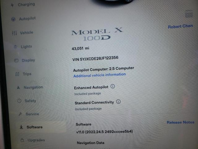 Photo 7 VIN: 5YJXCDE28JF122356 - TESLA MODEL X 