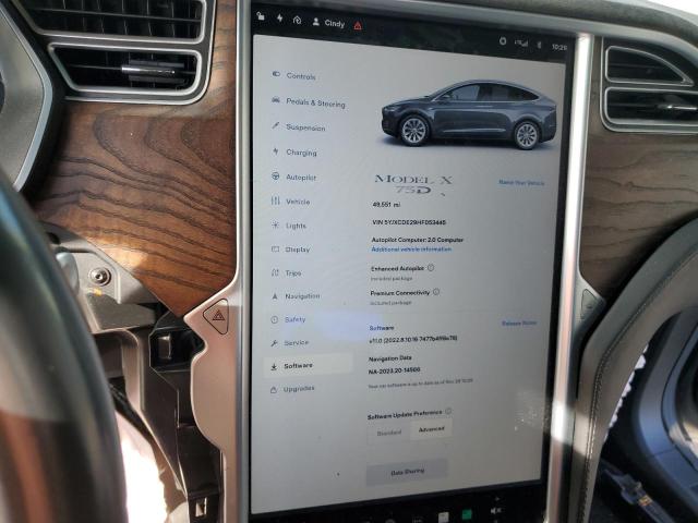 Photo 8 VIN: 5YJXCDE29HF053445 - TESLA MODEL X 