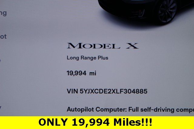 Photo 2 VIN: 5YJXCDE2XLF304885 - TESLA MODEL X 