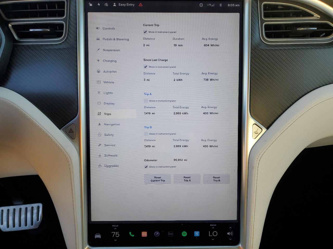 Photo 8 VIN: 5YJXCDE45GF000208 - TESLA MODEL X 