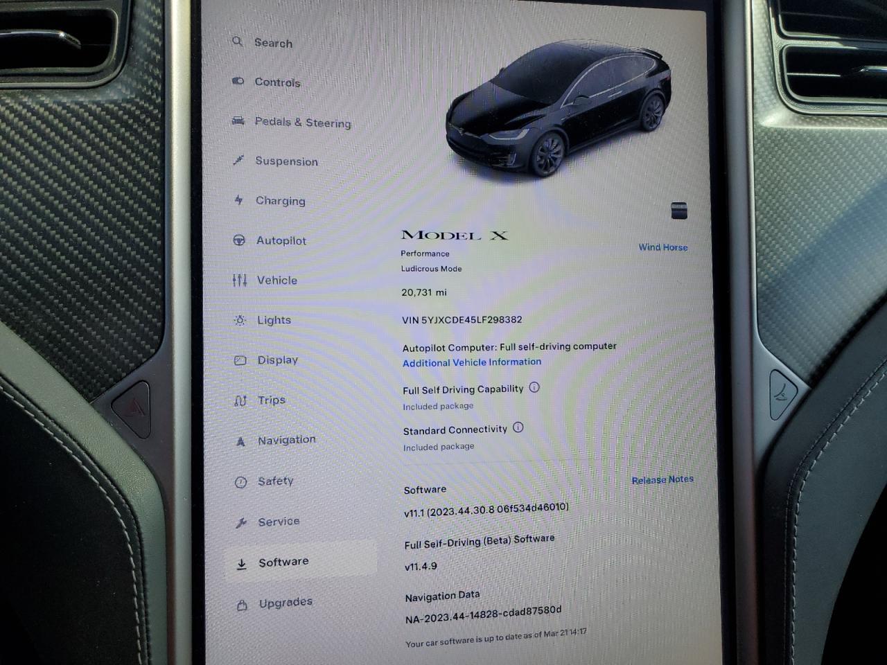 Photo 8 VIN: 5YJXCDE45LF298382 - TESLA MODEL X 