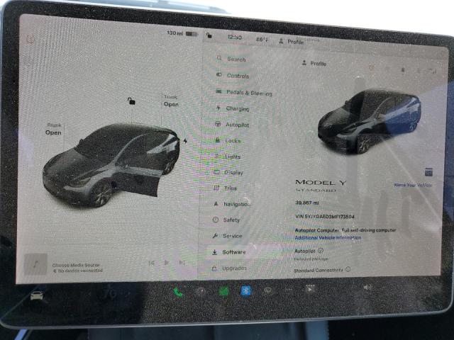 Photo 8 VIN: 5YJYGAED3MF173504 - TESLA MODEL Y 