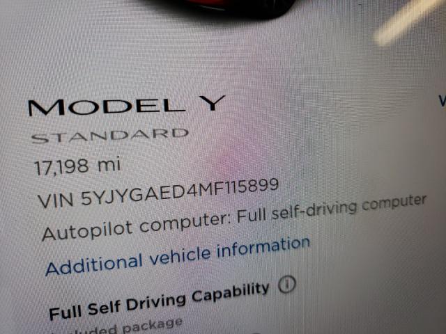 Photo 7 VIN: 5YJYGAED4MF115899 - TESLA MODEL Y 