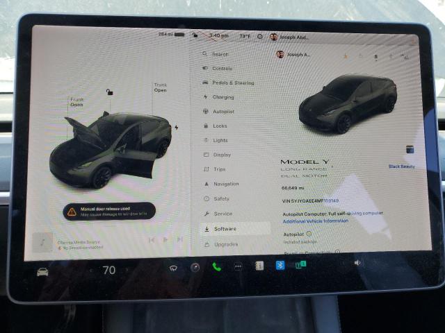 Photo 8 VIN: 5YJYGAEE4MF159149 - TESLA MODEL Y 