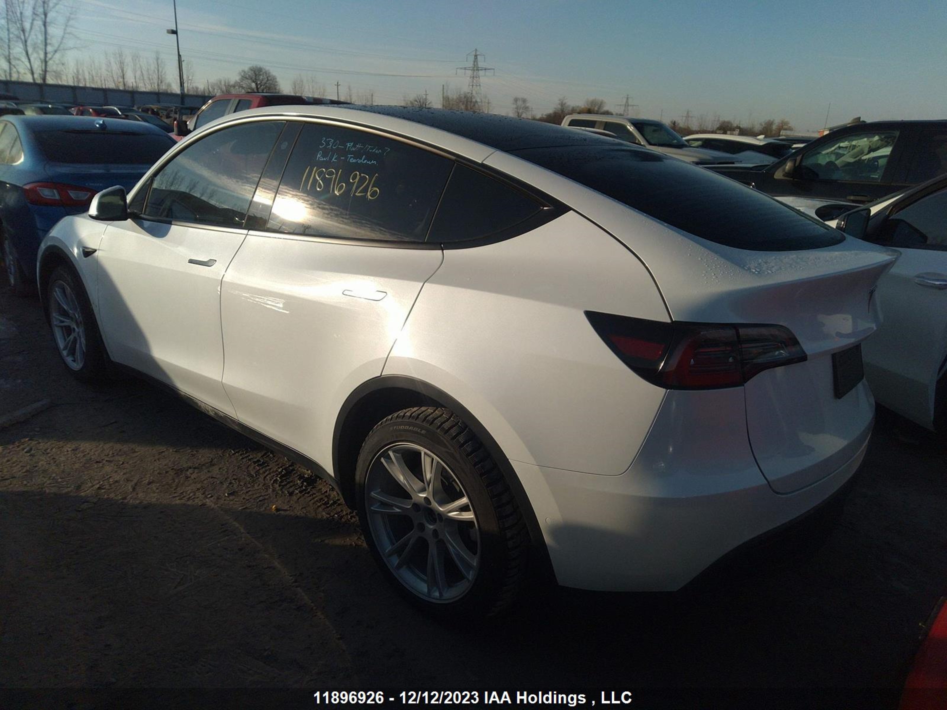 Photo 2 VIN: 5YJYGAEE5MF293796 - TESLA MODEL Y 