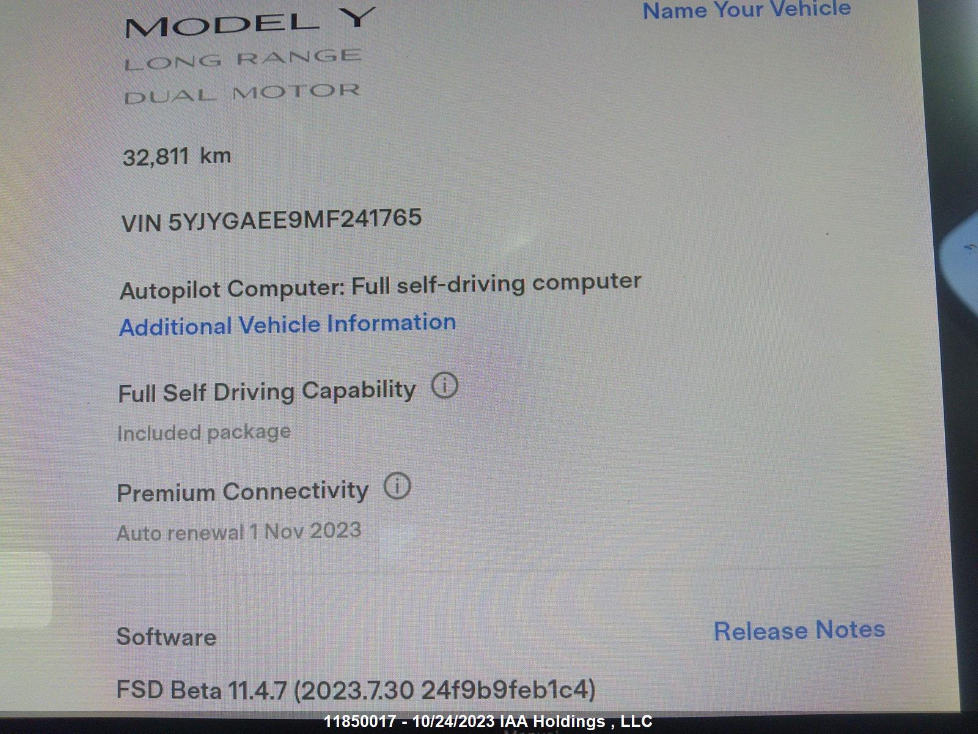 Photo 6 VIN: 5YJYGAEE9MF241765 - TESLA MODEL Y 